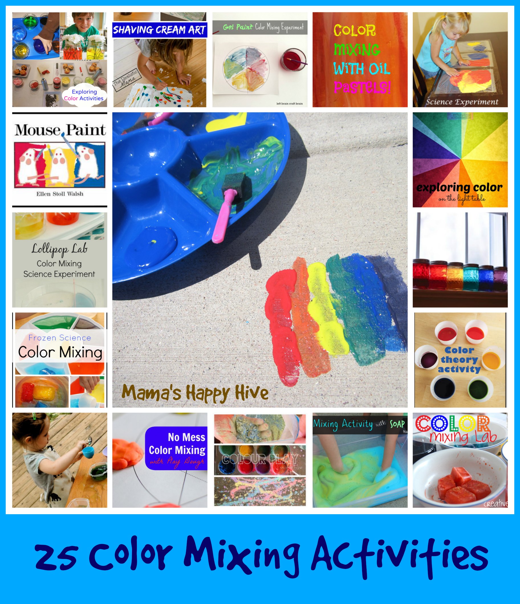 Science Experiments for Kids about Colors and Color Mixing  Science  experiments kids, Science for kids, Science activities for kids