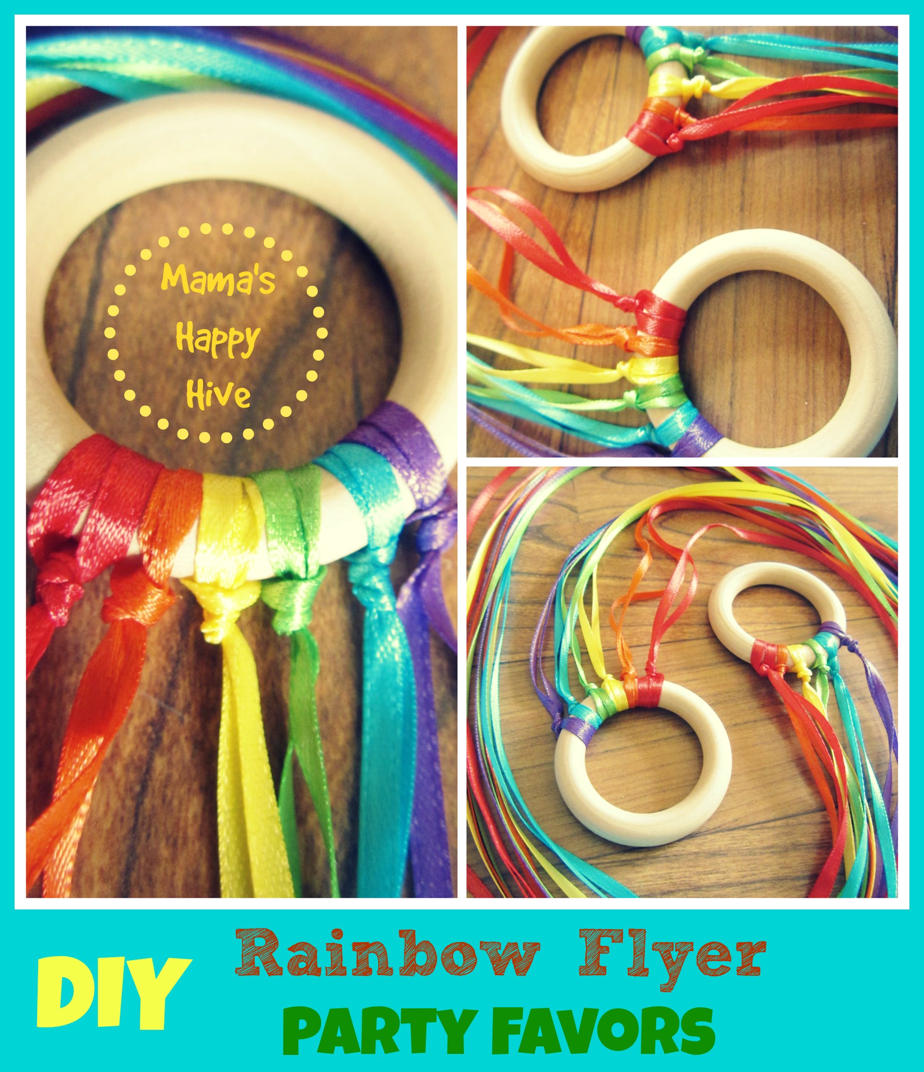 DIY Party Favors Mini Rainbow Flyer Mama s Happy Hive