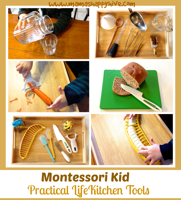 Montessori Kid Practical Life Kitchen Tools -  -  Mama's Happy Hive