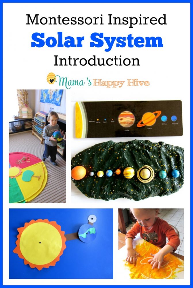 Montessori Inspired Solar System Introduction - Mama's Happy Hive