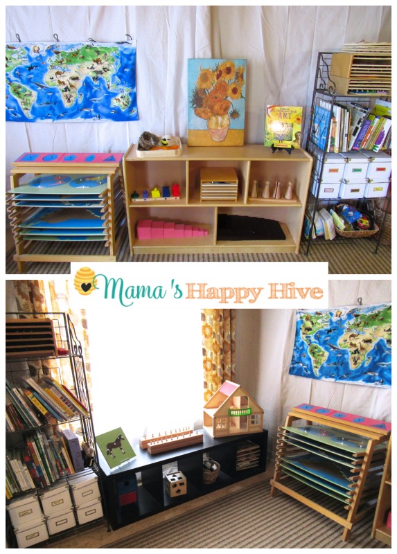 Montessori Homeschool Organization - Mama's Happy Hive